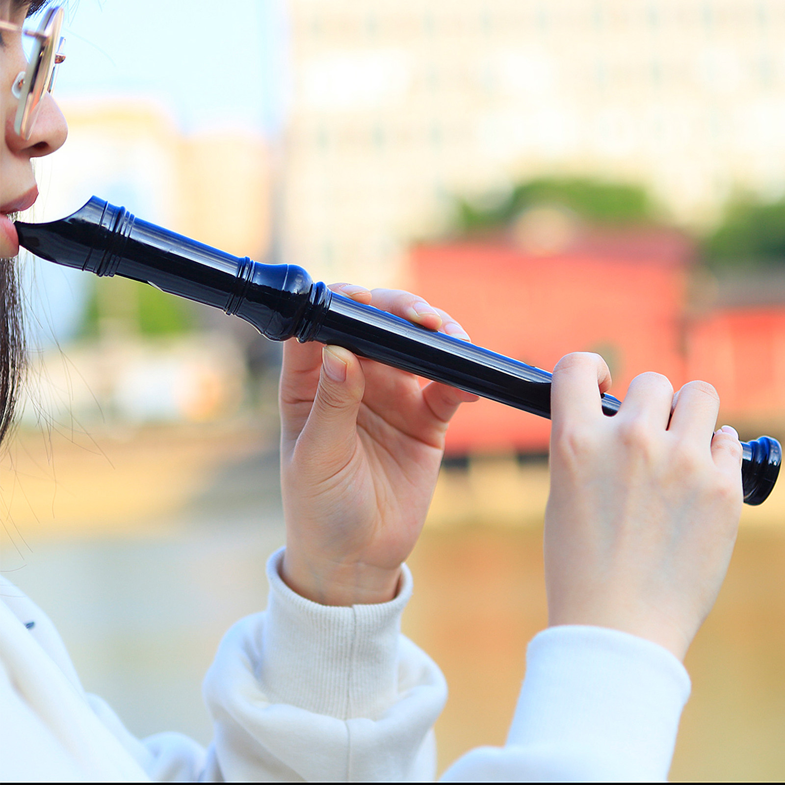 1Set Soprano Recorder 8 Hole C - مراجعة Musical Instrument Craft وسعره