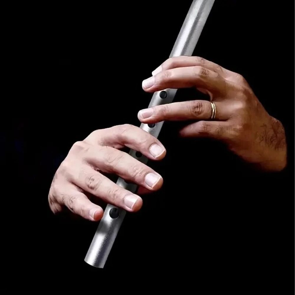 C/D Key Irish Whistle Flute 6  - مراجعة Tin Whistle Flute وسعره